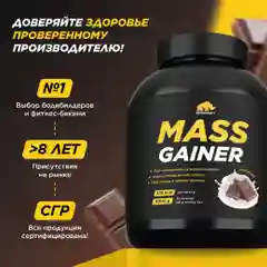 Гейнер PRIMEKRAFT MASS GAINER для набора массы, 3000 г, 30 порций