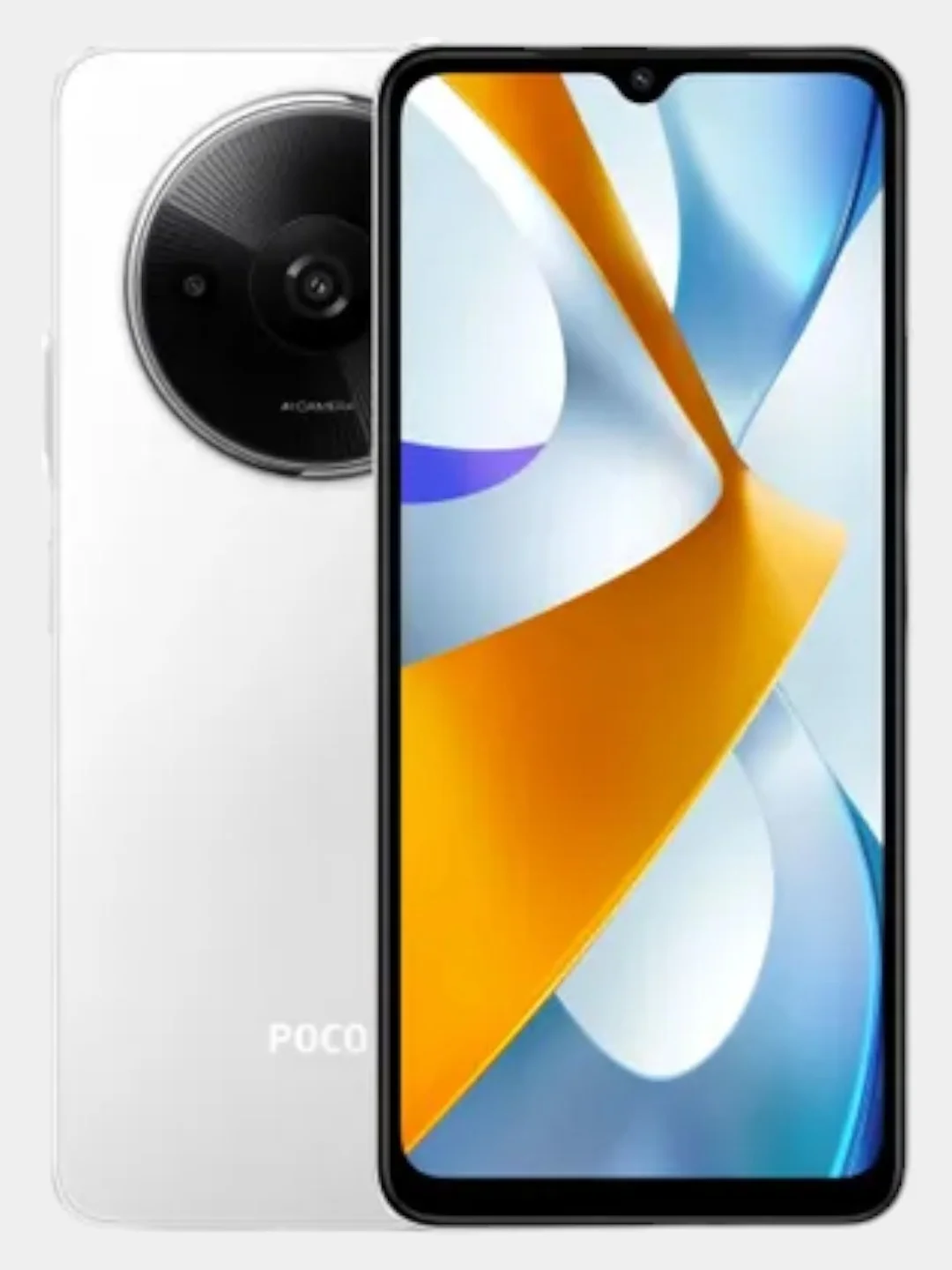 Белый смартфон POCO C61 3+3 / 64 GB