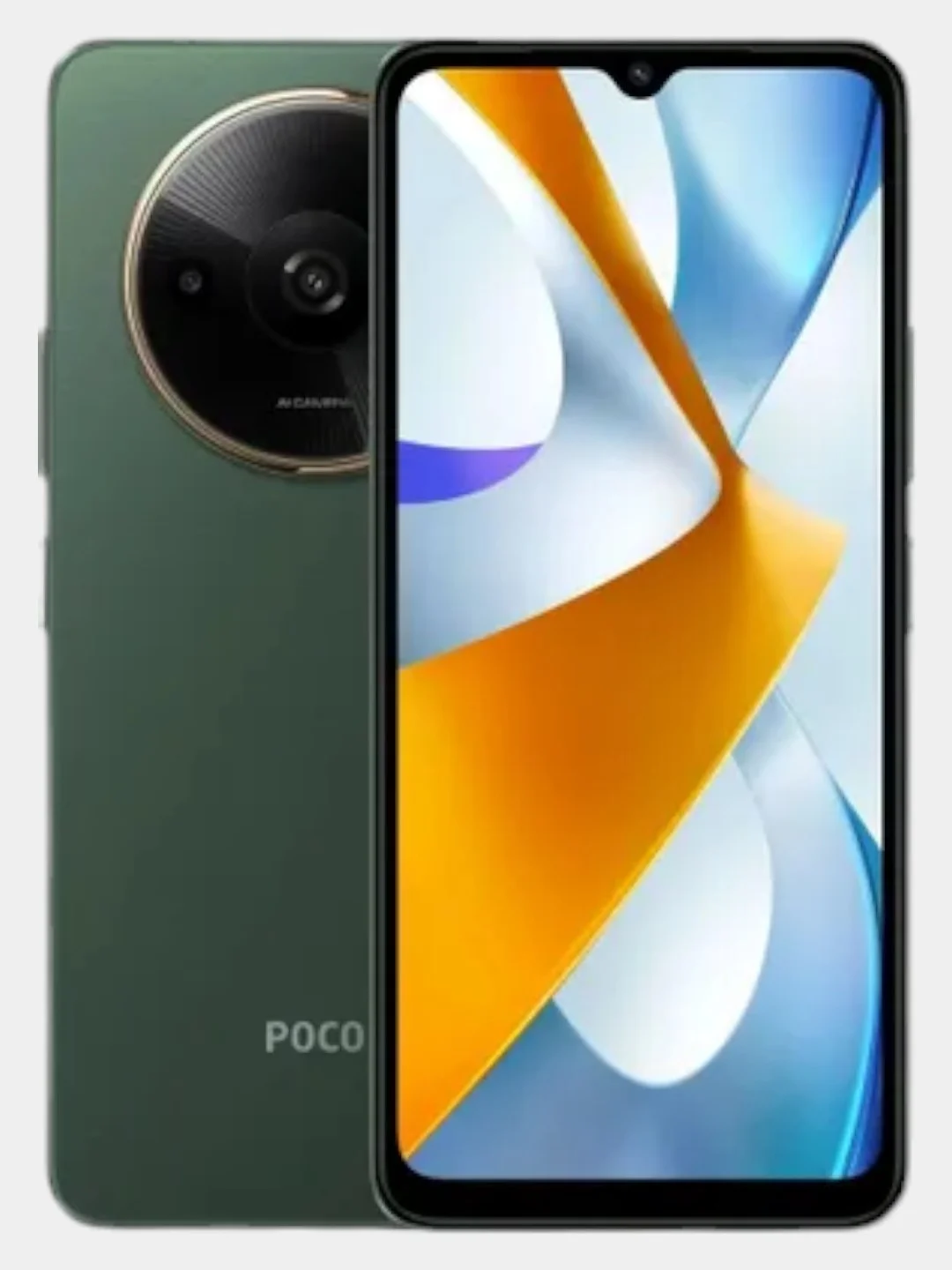 Зеленый смартфон POCO C61 4+4 / 128 GB