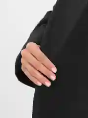 Черный пальто женское, демисезон