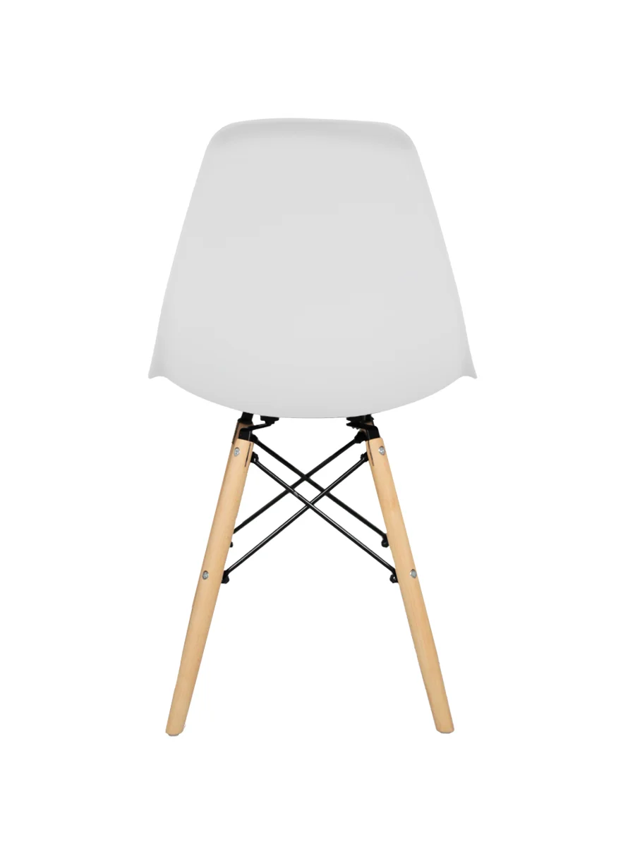 Белый стулья для кухни RIDBERG Style DSW EAMES, обеденные для кухни, столовой, гостиной