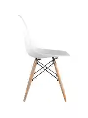 Белый стулья для кухни RIDBERG Style DSW EAMES, обеденные для кухни, столовой, гостиной