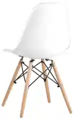 Белый стулья для кухни RIDBERG Style DSW EAMES, обеденные для кухни, столовой, гостиной