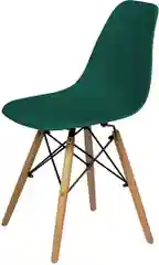 Стулья для кухни RIDBERG Style DSW EAMES комплект 4 шт., темно-зеленый.