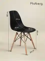Стулья для кухни RIDBERG Style DSW EAMES комплект 3 шт., обеденные для кухни