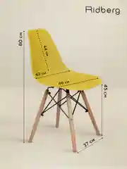 Стулья для кухни RIDBERG Style DSW EAMES комплект 4 шт. обеденные для кухни