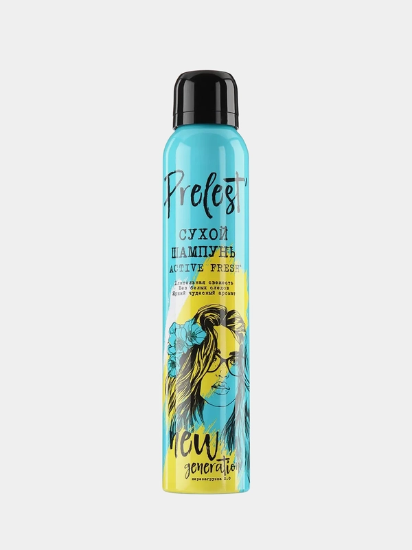 Сухой шампунь для волос Прелесть New Generation "Active fresh", 200 мл