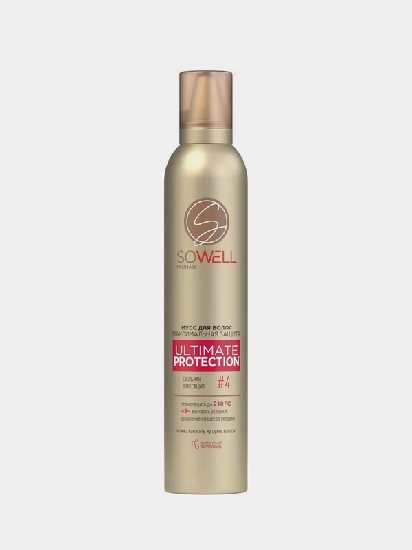 Мусс для волос SoWell Ultimate Protection, сильной фиксации, 200 мл