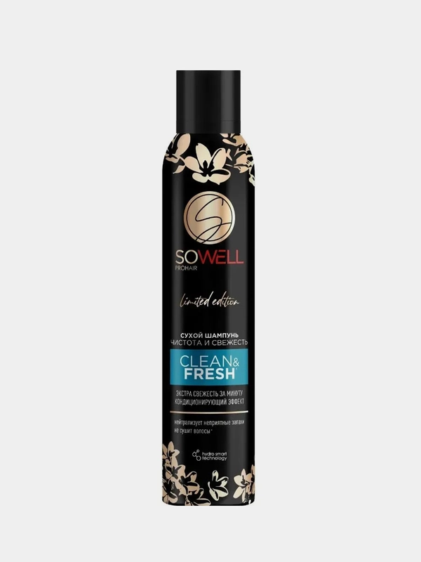 Сухой шампунь для волос SoWell Clean & Fresh, 200 мл
