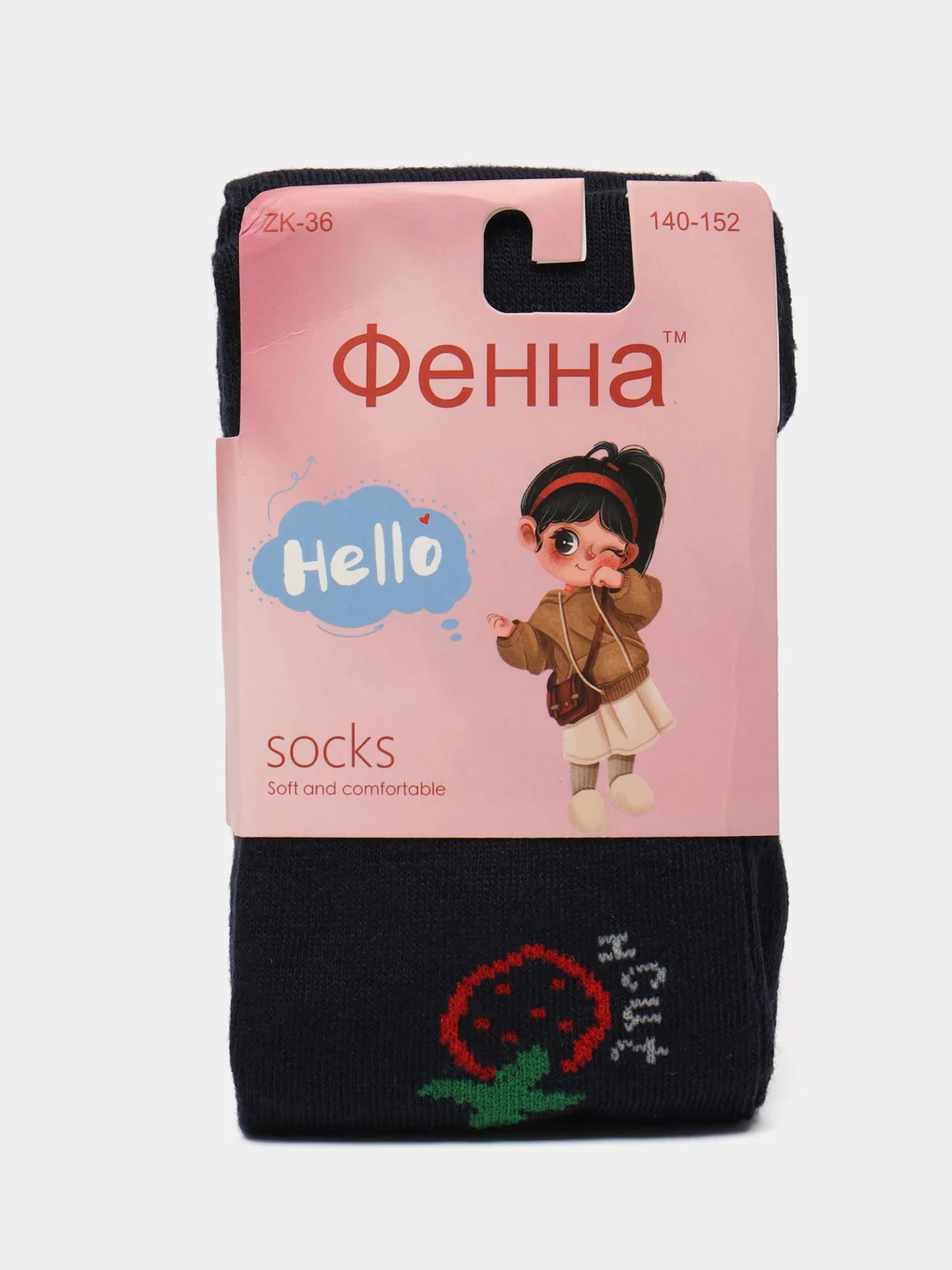 Синий колготки детские (размер 140-152)