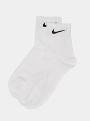 Носки женские, мужские унисекс белые Nike Найк средние