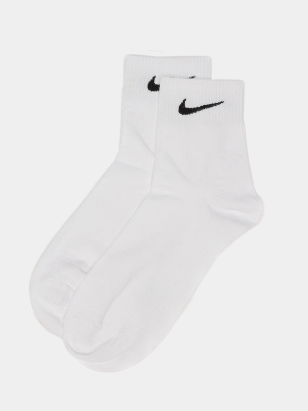 Носки женские, мужские унисекс белые Nike Найк средние