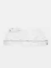 Розовый чехол на Apple iPhone 16 Plus / Айфон 16 Плюс прозрачный, с принтом, защита камеры