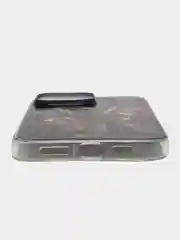 Оливковый чехол на Apple iPhone 16 Pro Max / Айфон 16 Про Макс прозрачный, с принтом, защита камеры