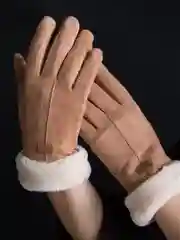 Карамельный сенсорные женские зимние перчатки