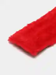 Красный наручники меховые для бдсм