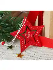 Новогодняя подвеска Двойная звезда