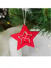 Новогодняя подвеска Двойная звезда