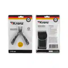 Мультитул KRANZ, 10 функций, 113 мм