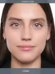 Цветные серые линзы Infatuation, с диоптриями