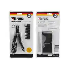 Мультитул 10 в 1 KRANZ, 155 мм