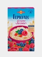 Овсяная каша быстрого приготовления РУССКИЙ ПРОДУКТ Геркулес. Ассорти №4, 6 упаковок х 6г