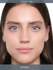 Цветные голубые линзы Passion с диоптриями
