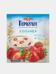 Овсяная каша быстрого приготовления РУССКИЙ ПРОДУКТ Геркулес, с клубникой, 30 штук х 35г