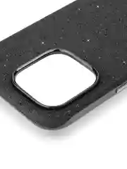 Черный чехол на Apple iPhone 16 Pro блестящий Rosco пластиковый с силиконом, камнями, стразами