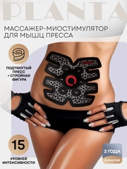 Массажер для тела PLANTA EMS-500 миостимулятор, тренажер мышц пресса