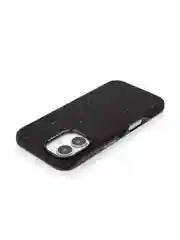 Черный чехол на iPhone 16 блестящий ROSCO, пластиковый, с камнями-стразами, силиконовая защита