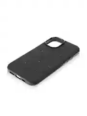 Черный чехол на iPhone 16 блестящий ROSCO, пластиковый, с камнями-стразами, силиконовая защита