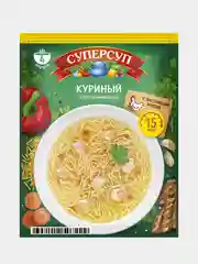 Суп быстрого приготовления СУПЕРСУП Куриный, 10 упаковок по 70 г