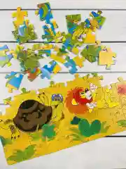 Пазл детский мозаика Львёнок и Черепаха 60 деталей