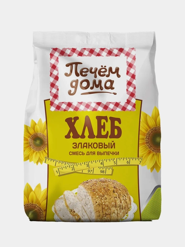 Смесь для выпечки ПЕЧЕМ ДОМА "Хлеб Злаковый", 500г