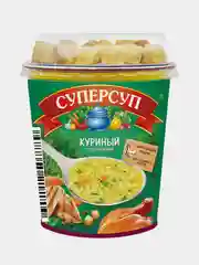 Суп быстрого приготовления СУПЕРСУП Куриный суп с гренками, 40г