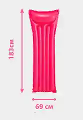 Розовый надувной матрас для плавания  INTEX, 183 х 69 см
