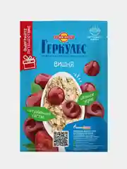 Овсяная каша быстрого приготовления РУССКИЙ ПРОДУКТ Геркулес с вишней, 35г, 10 штук