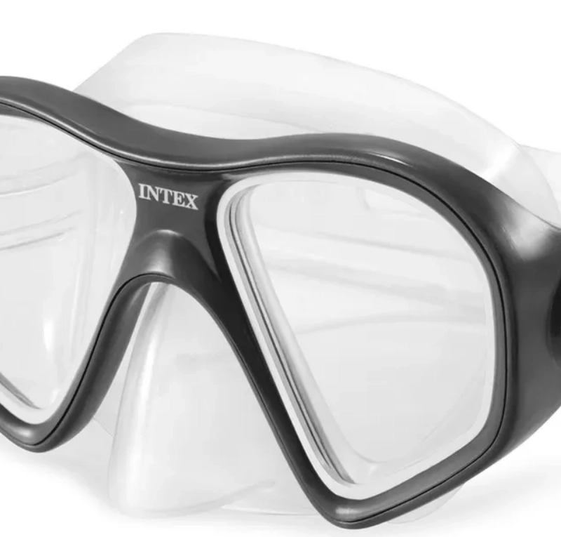 Маска для подводного плавания INTEX REEF RIDER, плавательные очки для бассейна, от 14 лет