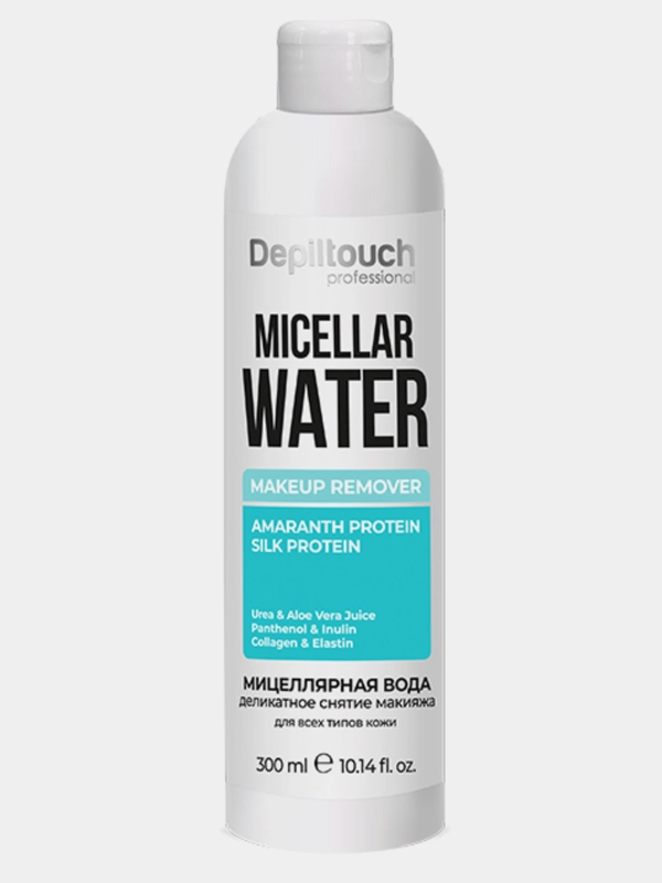 Мицеллярная вода для деликатного снятия макияжа, 300 мл depiltouch