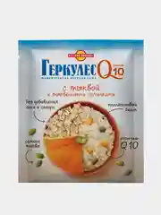 Овсяная каша быстрого приготовления РУССКИЙ ПРОДУКТ Геркулес Q10, 20 упаковок по 35 г