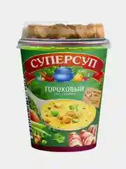 Суп быстрого приготовления СУПЕРСУП "Гороховый", с беконом и гренками, 45 г