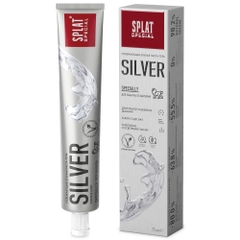 Антибактериальная зубная паста SPLAT Special SILVER для бережного отбеливания зубов, 75 мл