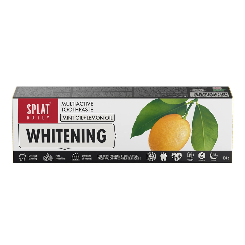 Зубная паста SPLAT Daily Whitening, для отбеливания зубов, 100 г
