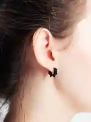 Черный серьги с шипами 2шт, женские, девочкам, унисекс