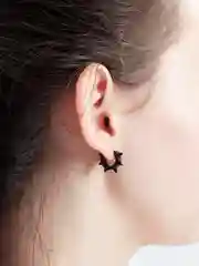 Черный серьги с шипами 2шт, женские, девочкам, унисекс