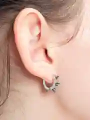 Серебряный серьги с шипами 2шт, женские, девочкам, унисекс