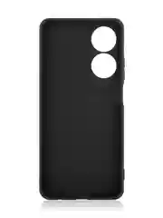 Черный чехол для Oppo A60 силиконовый ROSCO матовый/ прозрачный тонкий с защитой камер