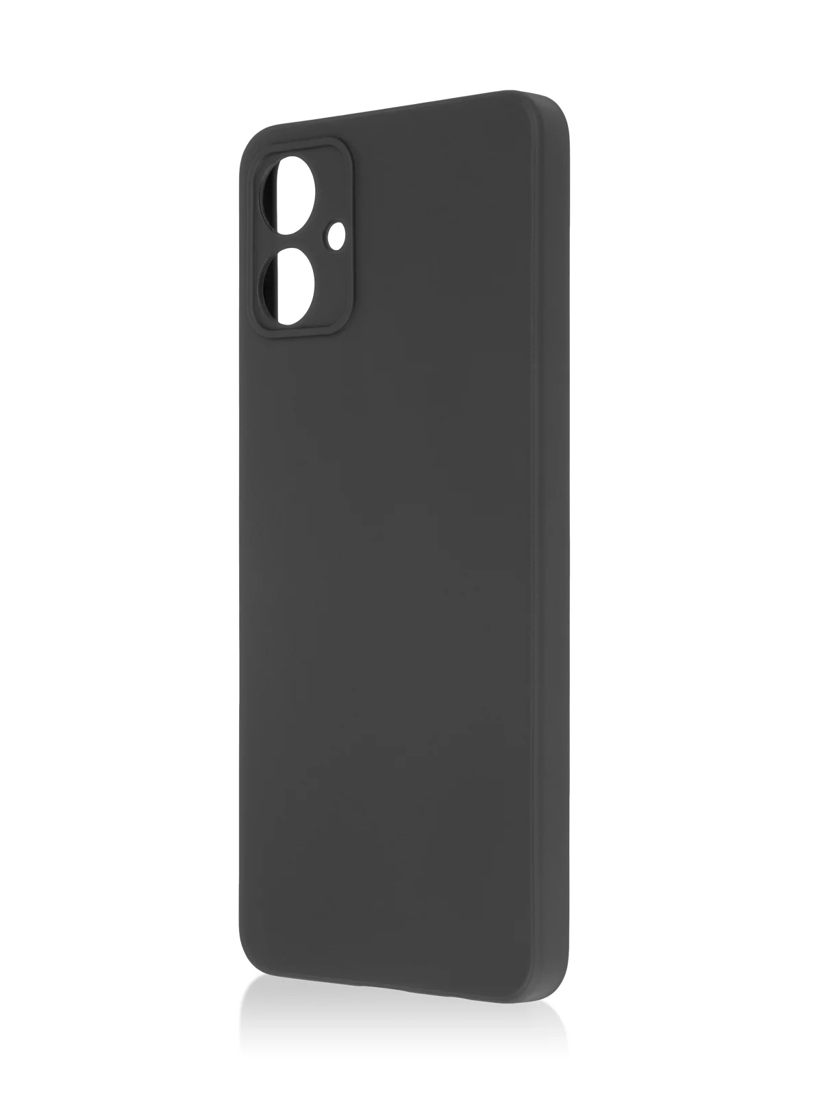 Черный чехол для Samsung Galaxy A06 силиконовый ROSCO матовый/ прозрачный тонкий с защитой камер