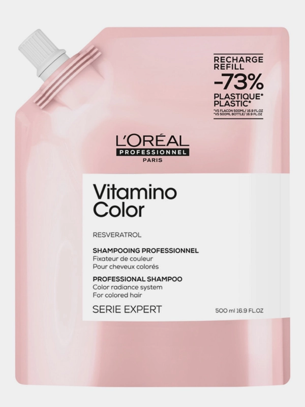Шампунь для окрашенных волос, рефил / VITAMINO COLOR 500 мл loreal